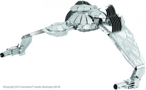 neuveden: 3D puzzle Metal Earth Star Trek Klingon Bird of Prey