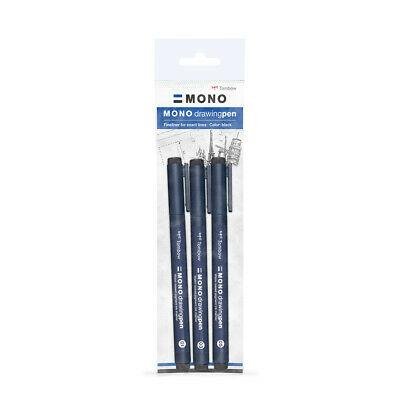 neuveden: Tombow Fineliner MONO drawing pen 3 ks