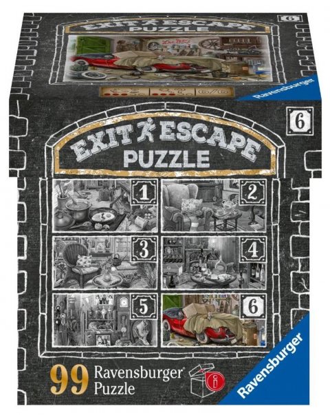 neuveden: Puzzle EXIT Garáž 99 dílků