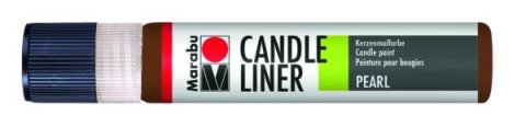 neuveden: Marabu Candle Liner na svíčky - hnědý 25 ml