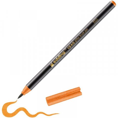 neuveden: Edding Štětcový popisovač 1340 - třpytivě oranžový