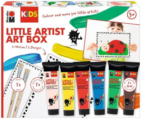 neuveden: Marabu Sada akrylových barev KiDS Little Artist Art Box 6 x 36 ml