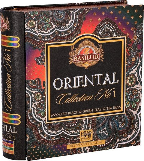 neuveden: BASILUR Book Assorted Orient plech 32 gastro sáčků