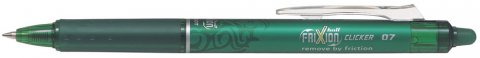 neuveden: PILOT FriXion Clicker 07, R, zelená
