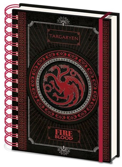 neuveden: Zápisník Game of Thrones - Targaryen A5