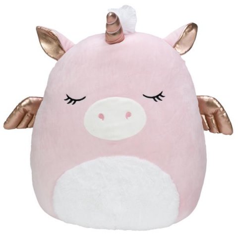 neuveden: Squishmallows Růžovo zlatý alicorn - Grecia 30 cm