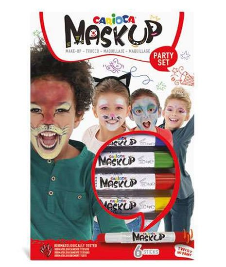 neuveden: CARIOCA MASK UP PARTY sada 6ks neuveden: CARIOCA MASK UP PARTY sada 6ks
