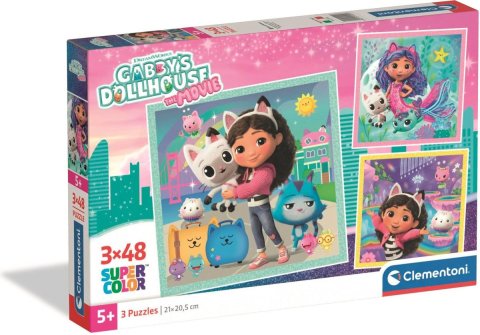 -: Puzzle Gábinin kouzelný domek 3x48 dílků