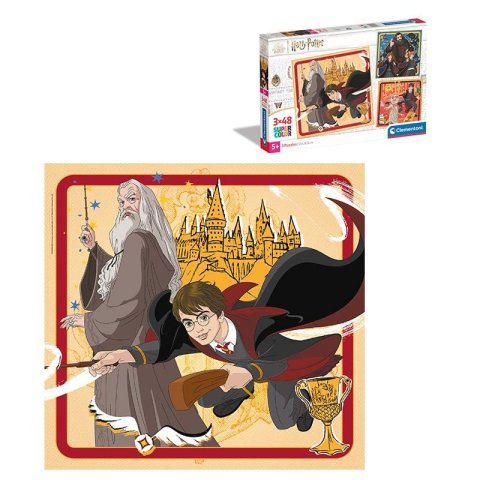 neuveden: Puzzle Harry Potter 3x48 dílků