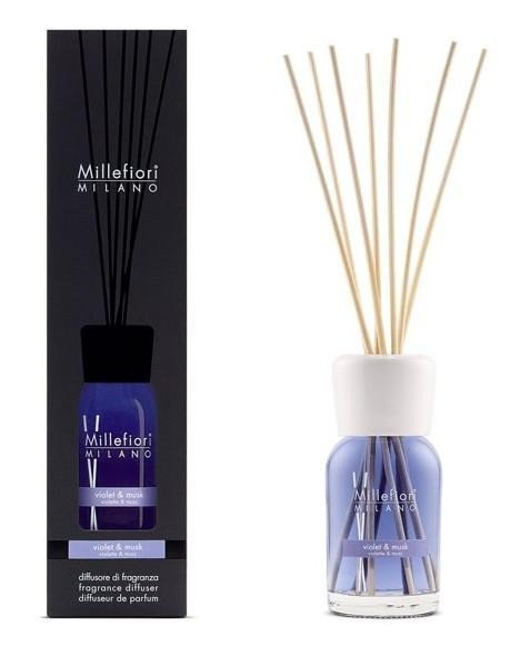 neuveden: Millefiori Milano Violet & Musk / difuzér 100ml