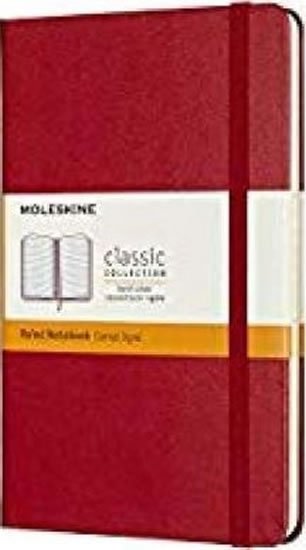 neuveden: Zápisník Moleskine - tvrdé desky, M, linkovaný - červený neuveden: Zápisník Moleskine - tvrdé desky, M, linkovaný - červený