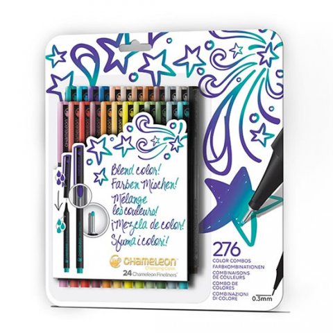 neuveden: Set Chameleon Fineliner - detailní popisovače, 24ks - syté tóny neuveden: Set Chameleon Fineliner - detailní popisovače, 24ks - syté tóny