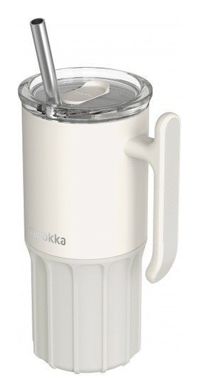 : Nerezový termohrnek s brčkem Umi Ivory 720ml
