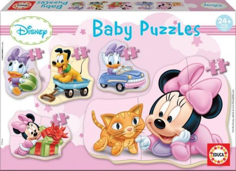 neuveden: Trefl Puzzle Baby Minnie 5v1 (3-5 dílků)