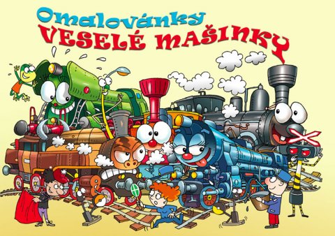 neuveden: Omalovánky Veselé mašinky neuveden: Omalovánky Veselé mašinky
