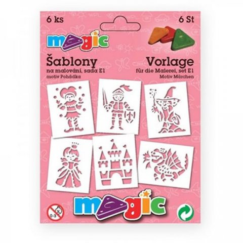 neuveden: MAGIC papírové šablony na malování POHÁDKA