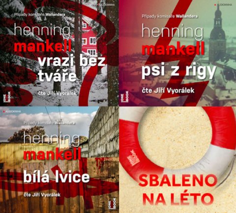 Mankell Henning: Mankell - CDmp3 (komplet Vrazi bez tváře, Psi z Rigy, Bílá lvice)