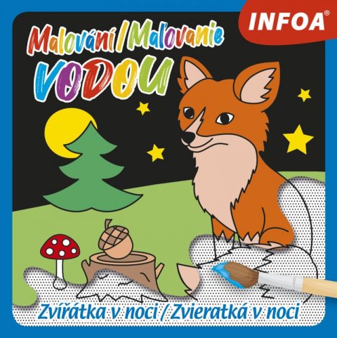 neuveden: Malování / Maľovanie vodou - Zvířátka v noci neuveden: Malování / Maľovanie vodou - Zvířátka v noci