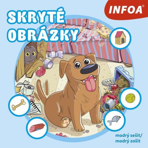 neuveden: Skryté obrázky - modrý sešit / modrý zošit