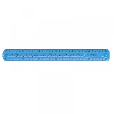 neuveden: Keyroad Pravítko Flexi, 30 cm - modré