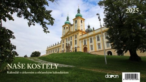 neuveden: Kalendář stolní 2025 - Naše kostely