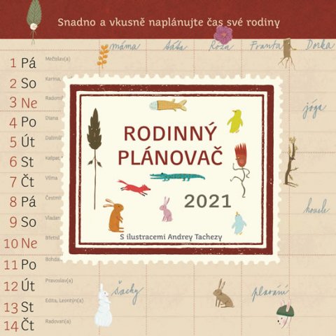 Köpplová Pavla: Rodinný plánovač 2021