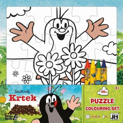 neuveden: Krtek - Omal. puzzle s voskovkami