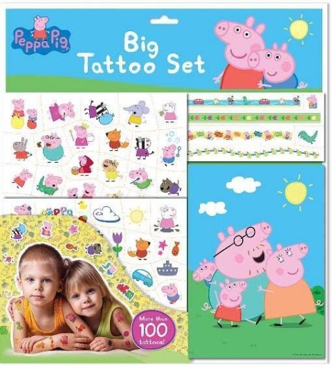 neuveden: Peppa Pig - Velký set s tetováním