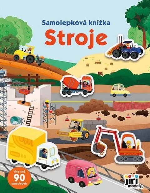 neuveden: Samolepková knížka Stroje