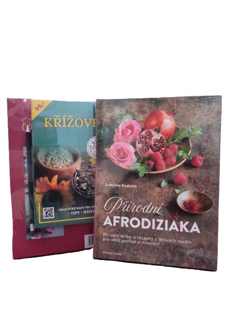 Nedoma Gabriela: Balíček Přírodní afrodiziaka + křížovky s tužkou Nedoma Gabriela: Balíček Přírodní afrodiziaka + křížovky s tužkou