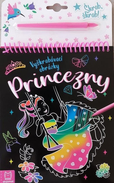 Ćwik Marzena: Vyškrábavací obrázky - Princezny Ćwik Marzena: Vyškrábavací obrázky - Princezny