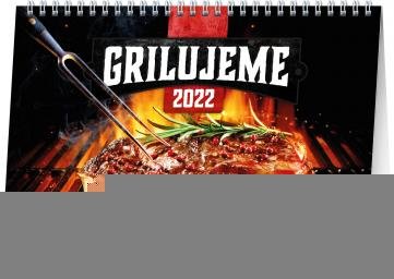 neuveden: Kalendář 2022 stolní: Grilujeme, 23,1 × 14,5 cm