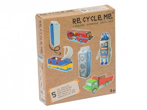 neuveden: Re-cycle-me set pro kluky - Karton od mléka