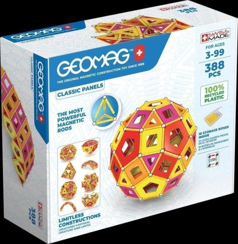 neuveden: Geomag Supercolor - Masterbox Warm 388 dílků
