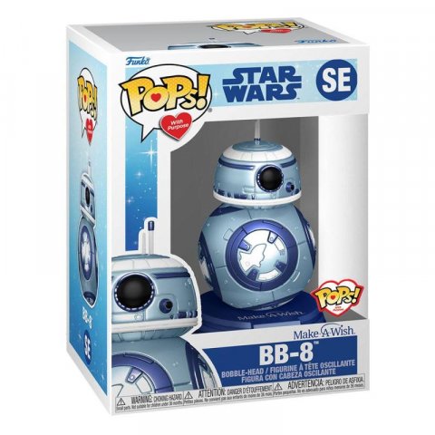 neuveden: Funko POP Star Wars: BB-8 (Metallic) - Make a Wish 2022 exclusive