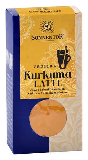 neuveden: Sonnentor - Kurkuma Latte/vanilka bio 60g krabička