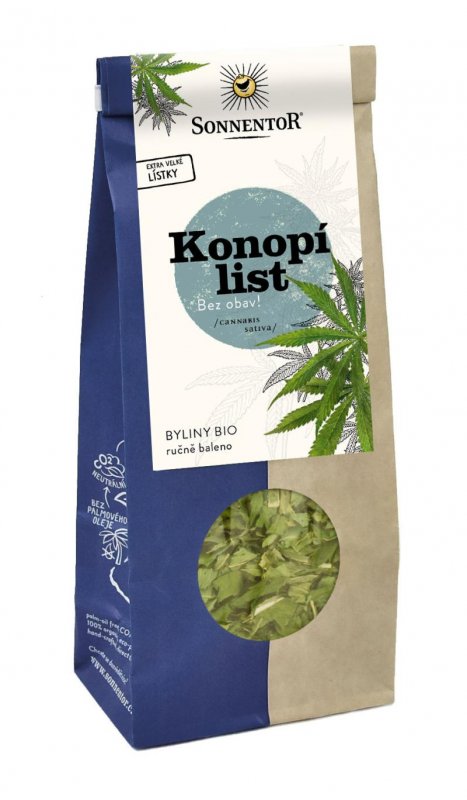 neuveden: Sonnentor Čaj Konopí list sypaný 40 g