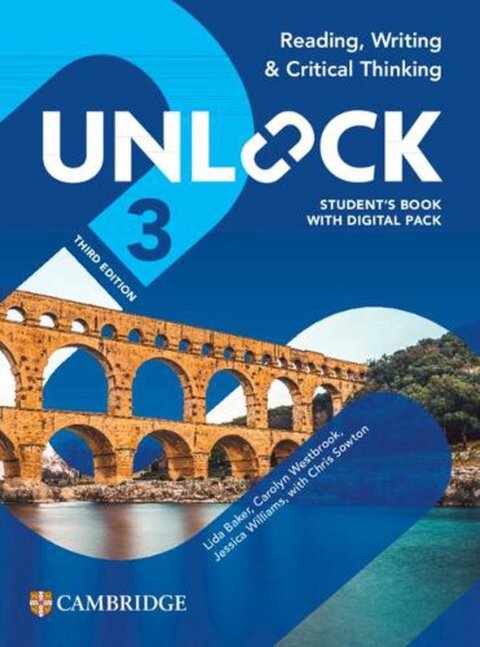 Baker Lida: Unlock Level 3 Reading, Writing and Critical Thinking Student's Book wi