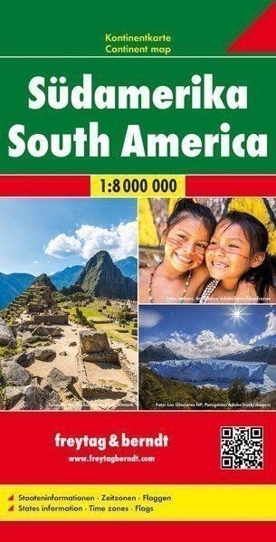 neuveden: Amerika jižní 1:8 000 000 / automapa