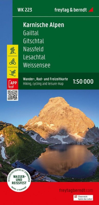 neuveden: Karnské Alpy 1:50 000 / turistická, cyklistická a rekreační mapa neuveden: Karnské Alpy 1:50 000 / turistická, cyklistická a rekreační mapa