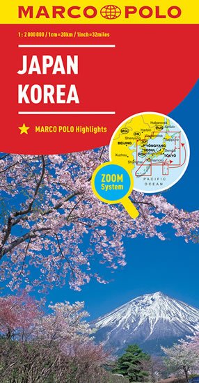 neuveden: Japonsko, Korea 1:2M