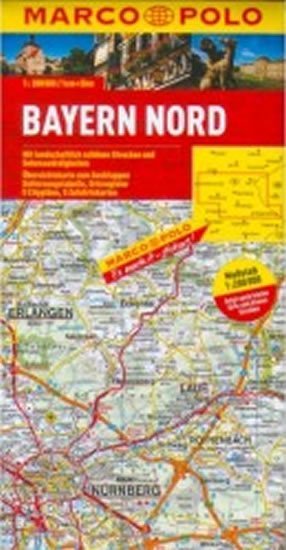 : Bavorsko sever mapa