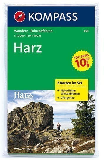 neuveden: Harz 450 ,2 mapy / 1:50T NKOM