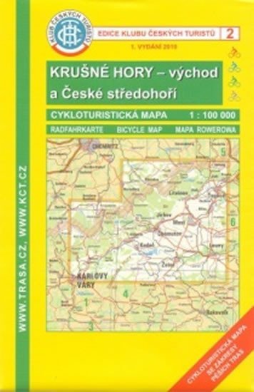 neuveden: Cyklomapa Krušné hory - východ neuveden: Cyklomapa Krušné hory - východ