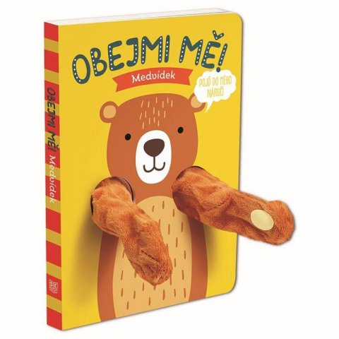 neuveden: Maňásková knížka Obejmi mě! Medvídek