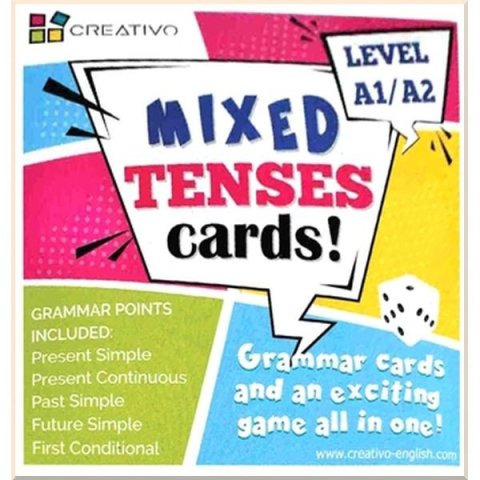 neuveden: Mixed Tenses Cards! (level A1/A2)
