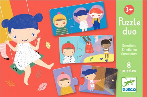 neuveden: Djeco Duo Puzzle EMOCE