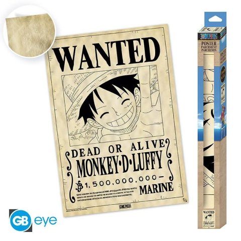 neuveden: One Piece Plakát - Wanted Luffy 66 x 46 cm