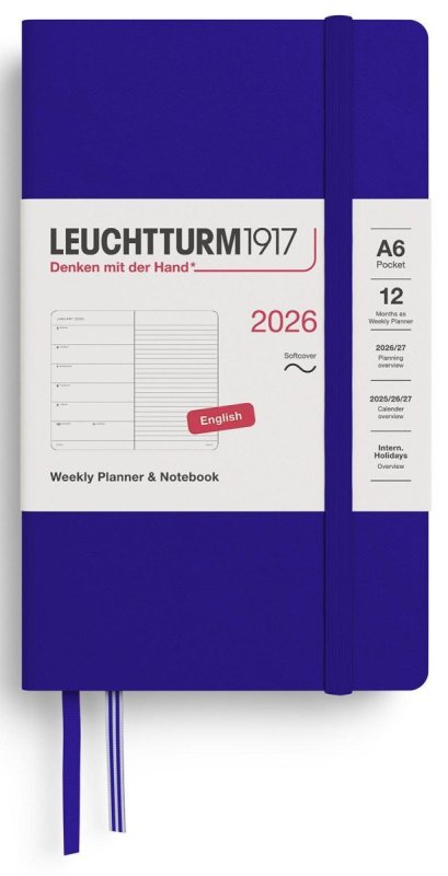 neuveden: Weekly Planner & Notebook 2026 Pocket (A6) Ink neuveden: Weekly Planner & Notebook 2026 Pocket (A6) Ink