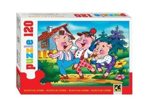 neuveden: Puzzle 120 Pohádky - Tři prasátka